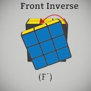 F со штрихом в языке вращений кубика Рубика 3х3